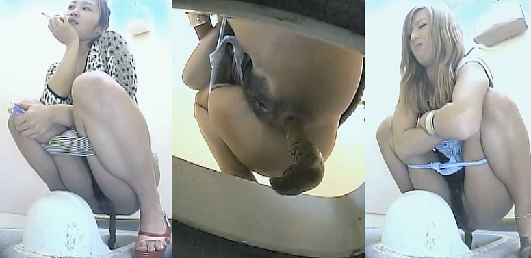 Skinny Japanese girls peeing and pooping on toilet (Uncensored) - BFTD-14 (SD 840x630)