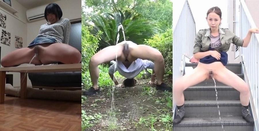 (AH-018) Japanese girls peeing in acrobatic poses - BFAT-03 (FullHD 1920x1080)