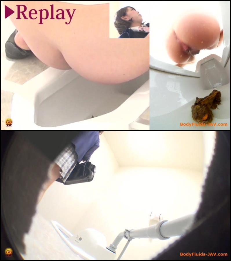 Girl student does pooping and diarrhea in toilet - BFEE-40 (FullHD 1920x1080)