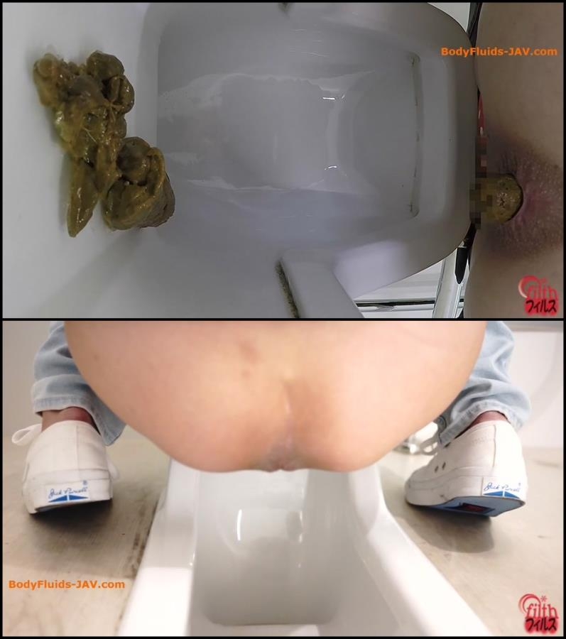 Hidden camera in public toilet filming female poop - BFFF-150 (FullHD 1920x1080)