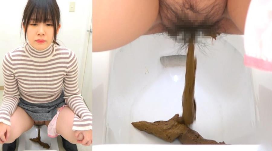洋式トイレと和式トイレにウンコをする Farting and Shitting in the Toilet - BFSR-704 (FullHD 1920x1080)
