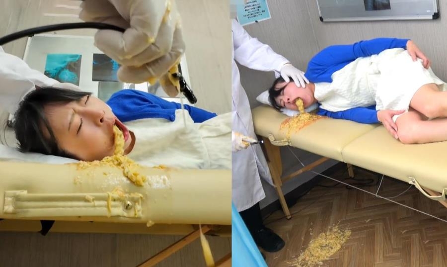 Endoscopy Induces Vomiting in an Unscrupulous Clinic - BFJV-192 (FullHD 1920x1080)